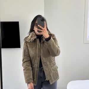 Bogner Jacket Sonia Bogner Kaki Brown Sz 4 US *RARE* 100% Authentic❤️